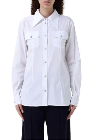 Liu Jo Dames, Blouses & Shirts, Wit, Maat: XS Katoen