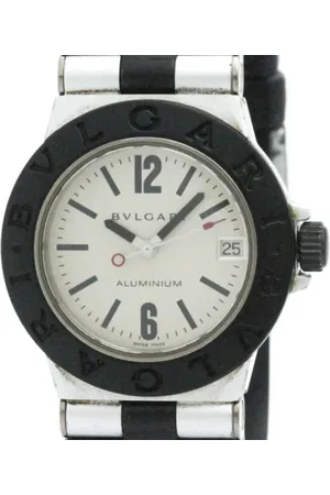 Bvlgari Dames, Pre-owned, Grijs, Maat: ONE Size Zijde