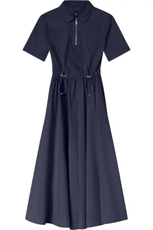 add Dames, Jurken, Blauw, Maat: 2XS Katoen