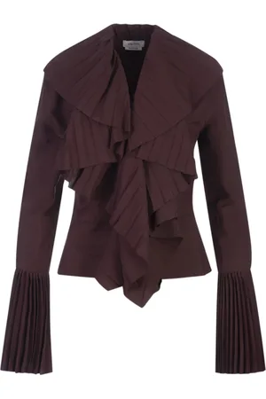Alexander McQueen Dames, Blouses & Shirts, Rood, Maat: XS Viscose