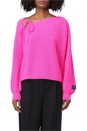 Msgm Dames, Truien, Roze, Maat: L Wol