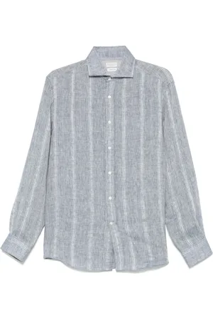 Brunello Cucinelli Heren, Overhemden, Blauw, Maat: S