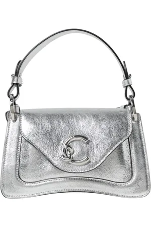 Coccinelle Dames, Tassen, Grijs, Maat: ONE Size Leer