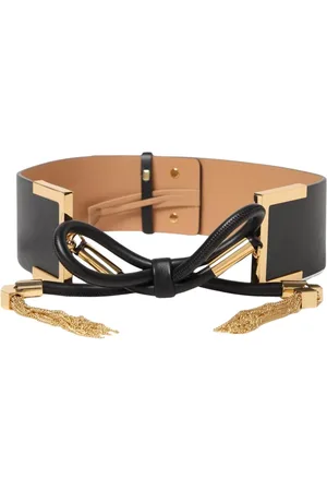 Elisabetta Franchi Dames, Accessoires, Zwart, Maat: L Leer