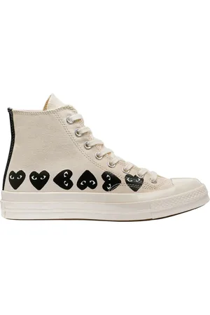 Comme des Garçons Heren, Schoenen, Wit, Maat: 42 EU Zijde