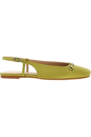 Twin-Set Dames, Schoenen, Groen, Maat: 41 EU Satijn