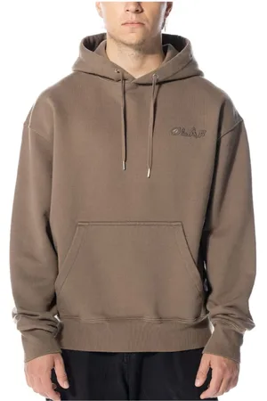 OLAF HUSSEIN Heren, Sweatshirts & Hoodies, Bruin, Maat: L