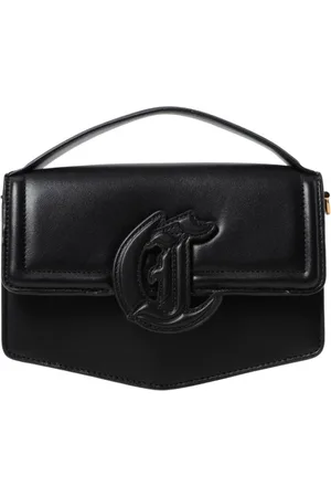 Roberto Cavalli Dames, Tassen, Zwart, Maat: ONE Size Leer