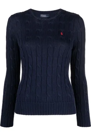 Ralph Lauren Dames, Truien, Blauw, Maat: L Katoen