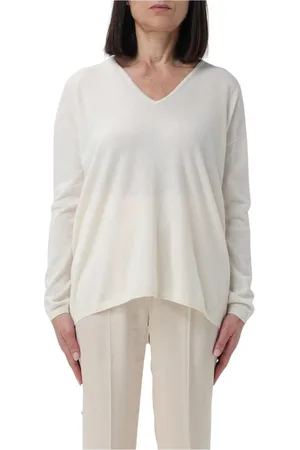 Max Mara Dames, Truien, Wit, Maat: XS Kasjmier