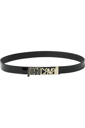Roberto Cavalli Dames, Accessoires, Zwart, Maat: 85 CM Leer