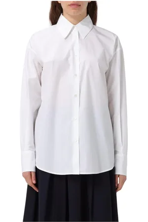 Fabiana Filippi Dames, Blouses & Shirts, Wit, Maat: S Katoen