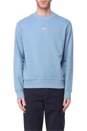 HUGO BOSS Heren, Sweatshirts & Hoodies, Blauw, Maat: XL Katoen