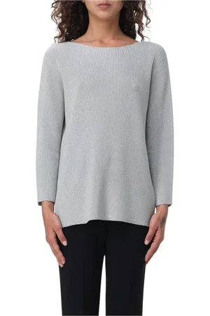 Fabiana Filippi Dames, Truien, Grijs, Maat: M Viscose