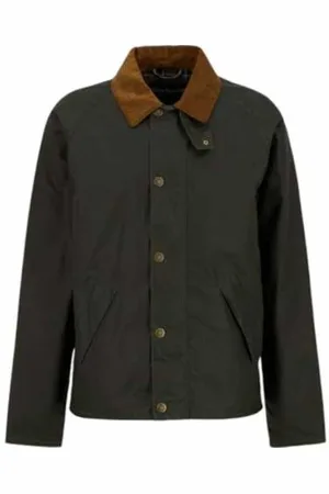 Barbour Heren, Jassen, Groen, Maat: S Katoen