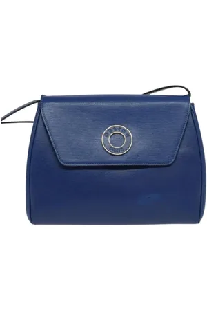 Céline Dames, Pre-owned, Blauw, Maat: ONE Size Leer