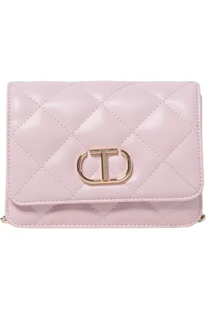 Twin-Set Dames, Tassen, Roze, Maat: ONE Size Leer