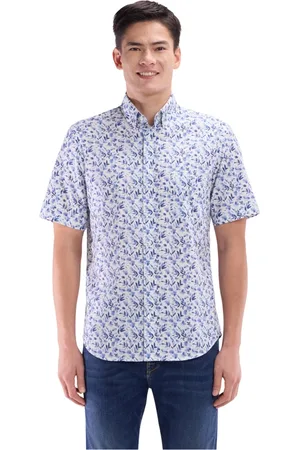Eden Park Heren, Overhemden, Blauw, Maat: XL Katoen