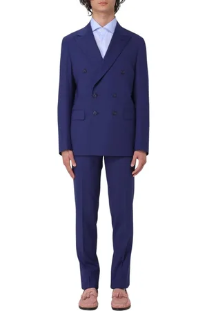 Brian Dales Heren, Pakken, Blauw, Maat: L