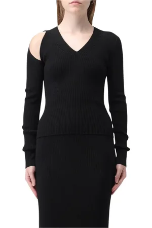 Alexander McQueen Dames, Truien, Zwart, Maat: S Wol