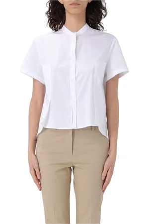 FAY Dames, Blouses & Shirts, Wit, Maat: L Katoen