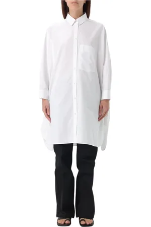 Jil Sander Dames, Blouses & Shirts, Wit, Maat: XS Katoen