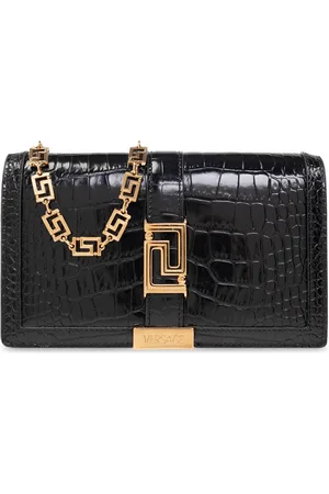 VERSACE Dames, Accessoires, Zwart, Maat: ONE Size Leer