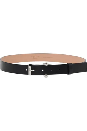 Alexander McQueen Heren, Accessoires, Zwart, Maat: 85 CM Leer