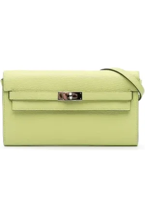 Hermès Dames, Pre-owned, Groen, Maat: ONE Size Leer