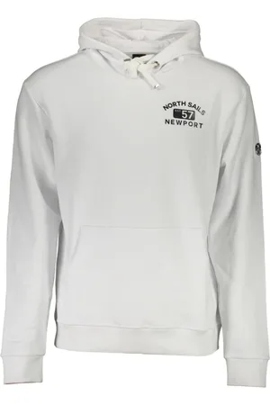 North Sails Heren, Sweatshirts & Hoodies, Wit, Maat: 2XL