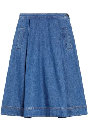 Max Mara Dames, Rokken, Blauw, Maat: XS Denim