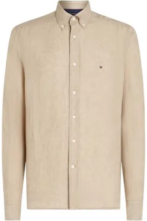 Tommy Hilfiger Heren, Overhemden, , Maat: 2XL Linnen