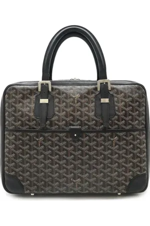 GOYARD Heren, Pre-owned, Zwart, Maat: ONE Size Leer