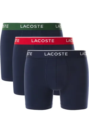 Lacoste Heren, Ondergoed, Blauw, Maat: L Katoen