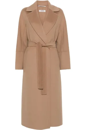 Max Mara Dames, Mantels, Bruin, Maat: XS Zijde
