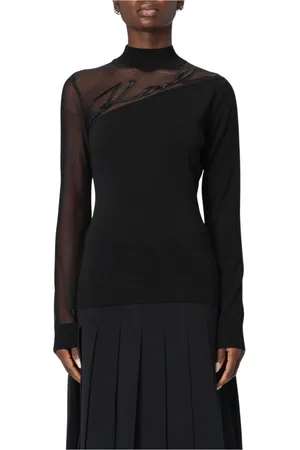 Karl Lagerfeld Dames, Truien, Zwart, Maat: M