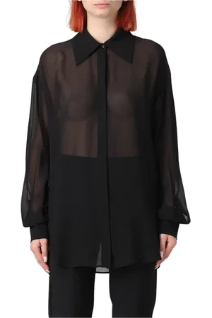 GENNY Dames, Blouses & Shirts, Zwart, Maat: L Zijde