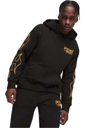 PUMA Heren, Sweatshirts & Hoodies, Zwart, Maat: S