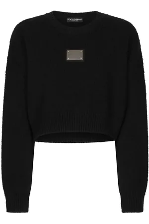 Dolce & Gabbana Dames, Truien, Zwart, Maat: XS Wol