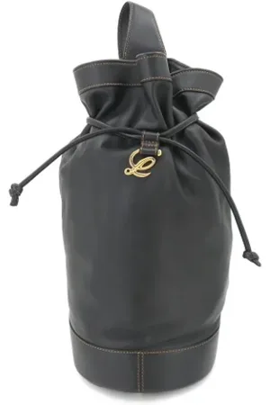 Loewe Dames, Pre-owned, Zwart, Maat: ONE Size Leer