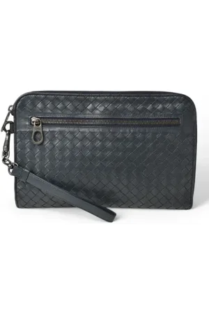 Bottega Veneta Dames, Pre-owned, Blauw, Maat: ONE Size Leer