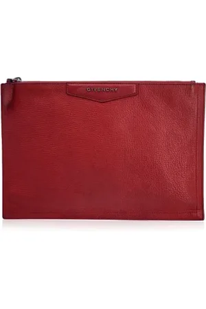 Givenchy Dames, Pre-owned, Rood, Maat: ONE Size Leer