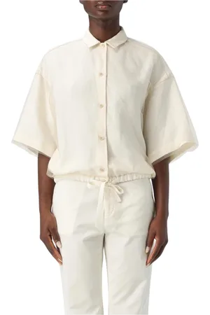 Fabiana Filippi Dames, Blouses & Shirts, Wit, Maat: XS Linnen