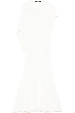 Jacquemus Dames, Jurken, Wit, Maat: M
