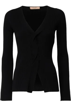 Twin-Set Dames, Truien, Zwart, Maat: S Viscose