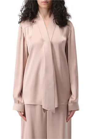 Giorgio Armani Dames, Blouses & Shirts, Roze, Maat: 2XS Zijde