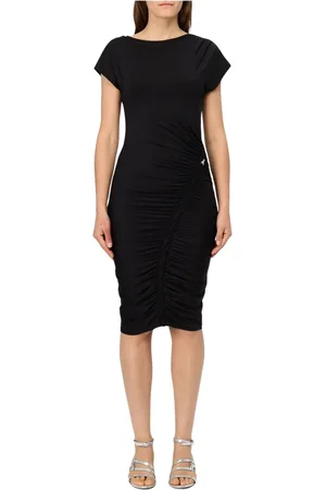 Patrizia Pepe Dames, Jurken, Zwart, Maat: XS