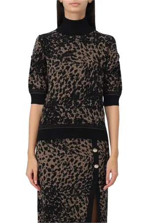 Liu Jo Dames, Truien, Bruin, Maat: L Viscose