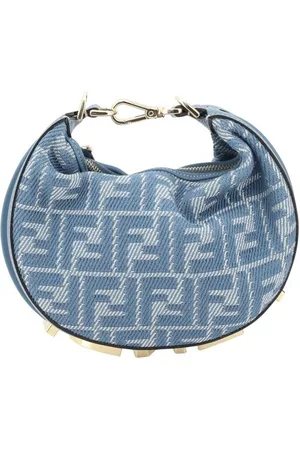 Fendi Dames, Tassen, Blauw, Maat: ONE Size Denim