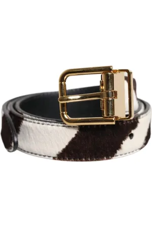 Dolce & Gabbana Dames, Accessoires, Veelkleurig, Maat: 75 CM Leer